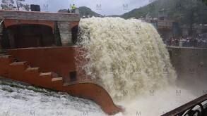 Con el “Vals Sobre las Olas” interpretado por la Banda del Estado, fue que desde Guanajuato se llevó a cabo la apertura de la Presa de la Olla.