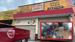 Trabajadora de negocio de pollos asados es agredida por su jefa en Guadalupe