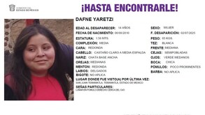 La joven fue reportada como desaparecida en el Estado de México; sin embargo, apareció en un video diciendo que no va a regresar