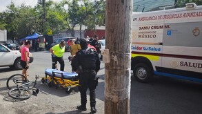 Joven atropellado en colonia San Ángel en Monterrey