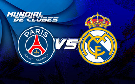 ¿Dónde y a qué hora ver PSG vs Real Madrid?    Fecha: Miércoles 9 de julio del 2025    Horario: 13:00 horas    Canales de transmisión: DAZN | VIX | TUDN | Canal