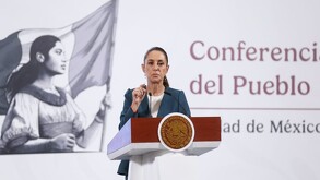 Claudia Sheinbaum en la conferencia matutina de este 9 de julio