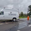 una vehículo del semefo en la autopista méxico puebla una vehículo del semefo en la autopista méxico puebla