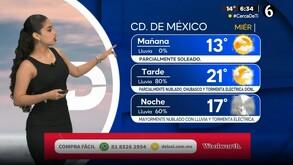 Clima CdMx miércoles 9 de julio del 2025.