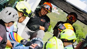La mujer fue rescata tras una movilización de elementos de Protección Civil