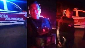 Los elementos de seguridad dijeron ir tras el rastro de una camioneta roja robada, siendo esta la única característica con la que contaban.