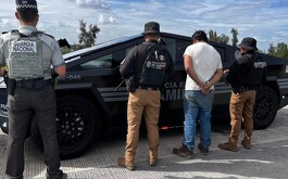 El sujeto fue detenido y no pudo documentar la legalidad de lo que transportaba