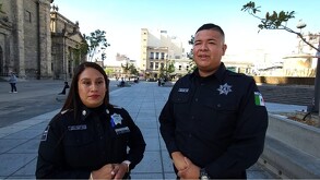 Policías Guadalajara parto