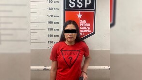 La Chabela detenida en San Pedro Garza García.