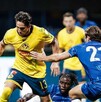 Alan Cervantes disputando un partido amistoso ante Chelsea en el 2024. Alan Cervantes disputando un partido amistoso ante Chelsea en el 2024.