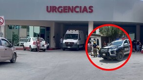 El hombre que cayó sufrió una lesión en la cabeza y fue trasladado en estado grave a un hospital en Saltillo.