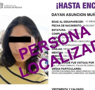 Dayan desapareció el 1 de junio y su madre fue quien reportó la ausencia de su hija en su domicilio ubicado en Toluca, Edomex