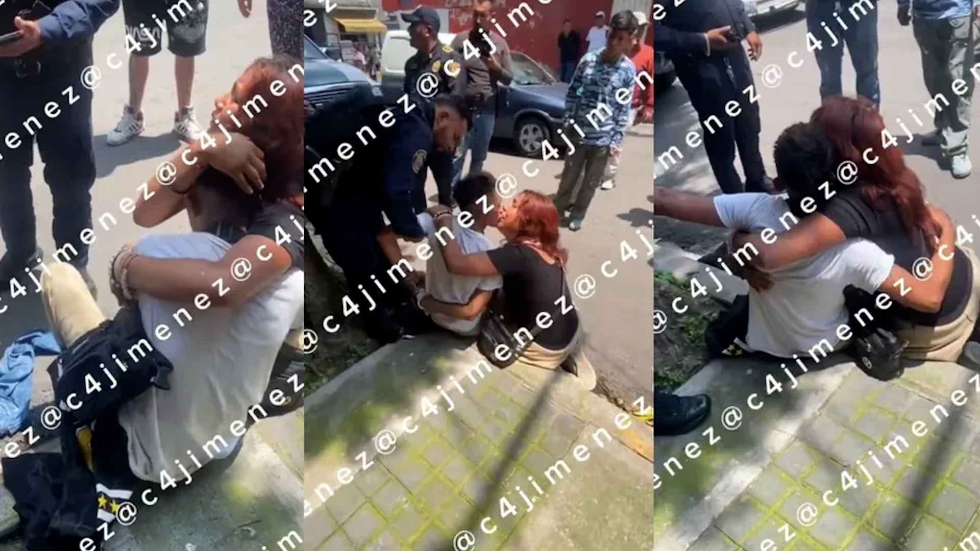 En la GAM, una mujer pide a los policías que no se lleven a su novio, pues solamente se había robado un espejo; alegó que ella también era cómplice.
