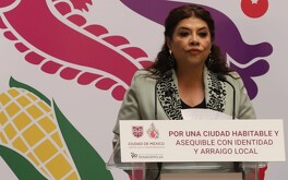 Clara Brugada anunció la creación de un plan maestro para abatir desigualdades en las zonas de tensión inmobiliaria.