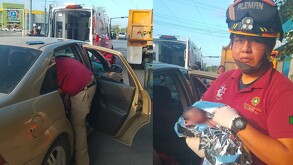 Mujer da a luz a bordo de auto en Escobedo