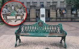 Habitantes de la alcaldía Cuauhtémoc aseguran que no se percataron del momento en que las esculturas fueron retiradas.