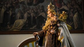 imagen de la virgen del carmen con el niño dios
