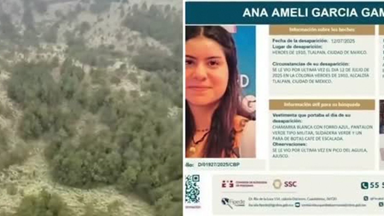 Tras seis días de búsqueda con drones, binomios caninos y brigadas de rescate, dieron por terminada su búsqueda; continuarán con otras líneas de investigación.