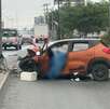 El conductor de un automóvil murió luego de chocar el vehículo contra un señalamiento en la carretera Monterrey-Nuevo Laredo, en Escobedo, Nuevo León. El conductor de un automóvil murió luego de chocar el vehículo contra un señalamiento en la carretera Monterrey-Nuevo Laredo, en Escobedo, Nuevo León.