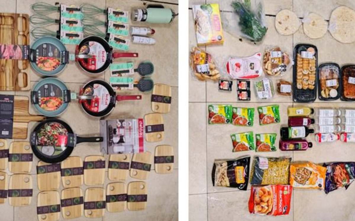 Una mujer fue detenida al intentar salir con un carrito de supermercado lleno de mercancía en una tienda de San Pedro Garza García. Una mujer fue detenida al intentar salir con un carrito de supermercado lleno de mercancía en una tienda de San Pedro Garza García.