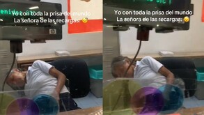 Las imágenes fueron captadas por un usuario de la Línea 2 del Metro de la Ciudad de México cuanto intentaba realizar una recarga