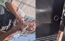 La mujer se negó a pagar el pedido