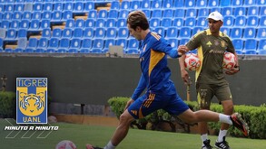 Los Tigres de la UANL viven su último día de entrenamiento previo a su debut en el Apertura 2025