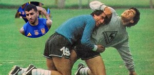 Sergio Almirón y Diego Maradona con la 'Albiceleste' Sergio Almirón y Diego Maradona con la 'Albiceleste'
