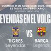 El partido de leyendas entre Tigres y Barcelona será una oportunidad para ver a grandes estrellas del futbol internacional en México.
