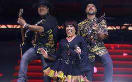 Alejandra Guzmán presenta concierto ante su público en la Arena Monterrey como parte de su gira Brillas, la noche del viernes 18 de julio.
