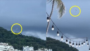 Turista quedó volando sin control en parachute en Puerto Vallarta; el incidente fue captado en video y generó debate acerca del trasfondo del incidente.