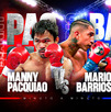 Manny Pacquiao buscará una última noche de gloria por el título mundial enfrentándose a Mario Barrios