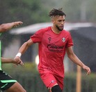 Matheus Dória con Atlas en un entrenamiento.