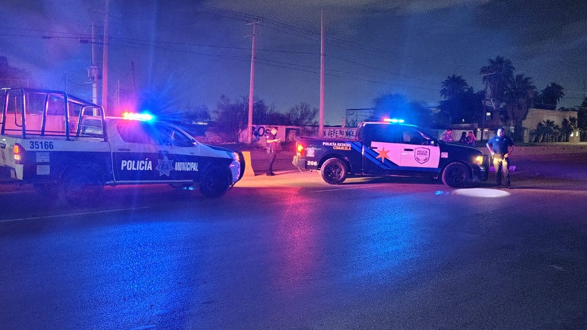 En el lugar, socorristas del Sistema de Atención Médica de Urgencias (SAMU) de Coahuila localizaron a un hombre sin signos vitales