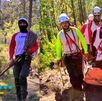 Alpinista muere en La Mujer Dormida, tras caer a un barranco.