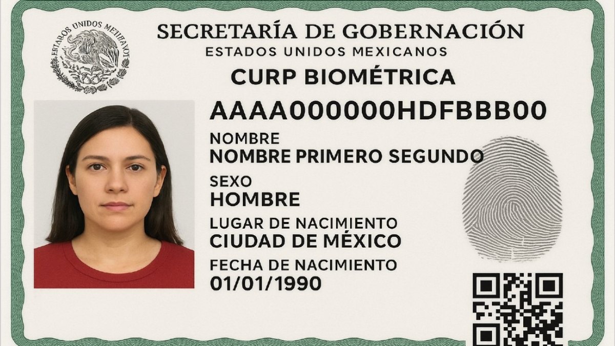 CURP biométrica CURP biométrica