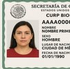 CURP biométrica CURP biométrica