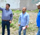 Homero Martínez llevó a cabo un recorrido de supervisión de lo que será el nuevo complejo deportivo Sacramento en Lerdo.