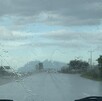 La lluvia que se registró en Santa Catarina fue moderada y con un cielo parcialmente nublado