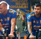 Nahuel Guzmán y Ángel Correa entrenan con Tigres en busca de llegar con mejor nivel al juego contra Toluca.
