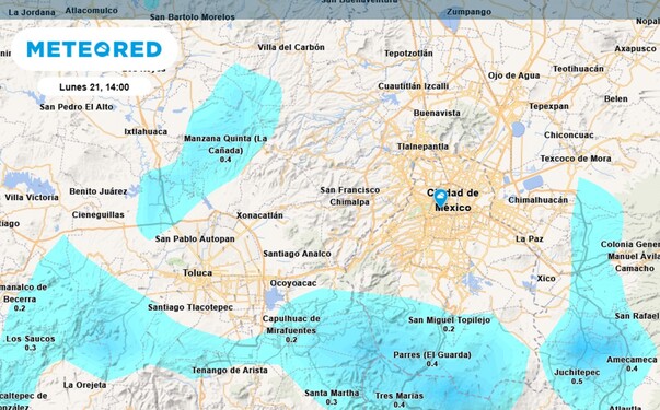 Clima para CdMx el lunes 21 de julio del 2025.