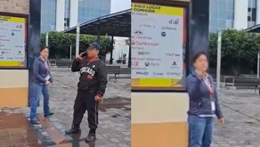 Una ex funcionaria de Celaya perteneciente a la JUMAPA fue captada en video mientras amenazaba a un comerciante con una frase alarmante.
