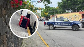Cadáver es abandonado en maleta afuera de iglesia en Cuernavaca; charco de sangre alertó a vecinos Cadáver es abandonado en maleta afuera de iglesia en Cuernavaca; charco de sangre alertó a vecinos