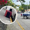 Cadáver es abandonado en maleta afuera de iglesia en Cuernavaca; charco de sangre alertó a vecinos