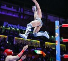 El joven luchador se enfrentó a Sangre Imperial en la primera lucha de la función en la Arena México