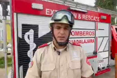 Bombero de Guadalajara llegaron al sitio, pero la mujer ya no presentaba signos vitales
