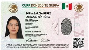 La CURP biométrica incluirá datos como fotografía del titular, huellas dactilares y el escaneo de iris.
