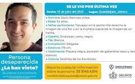 La UDG pide ayuda a la comunidad para dar con el paradero de Dario