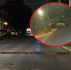 Cámaras de seguridad captaron el momento en que un asaltante disparó contra un automovilista luego de un robo a una tienda en Monterrey.