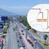 Cierre en lateral de la avenida Miguel Alemán Cierre en lateral de la avenida Miguel Alemán